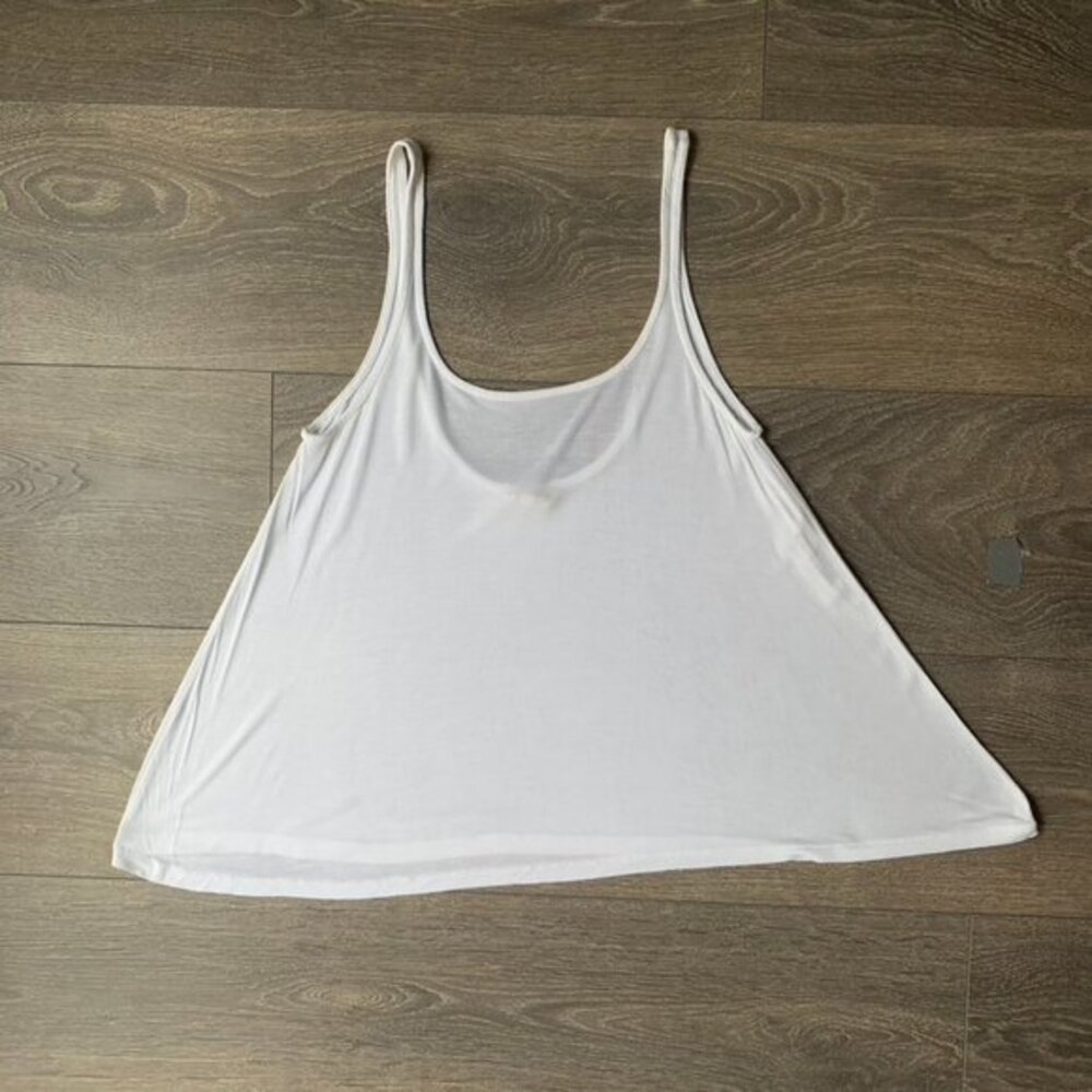 Aritzia WF Women's Tank Top Size XS White Neutral Basic Boho Festival Summer